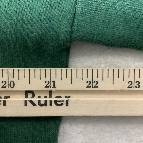 J. Jill Womens Tie-Dye Sweater Green Small  Petite Cotton Viscose Blend Ribbed - Picture 6 of 9